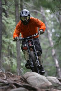 mountain biking