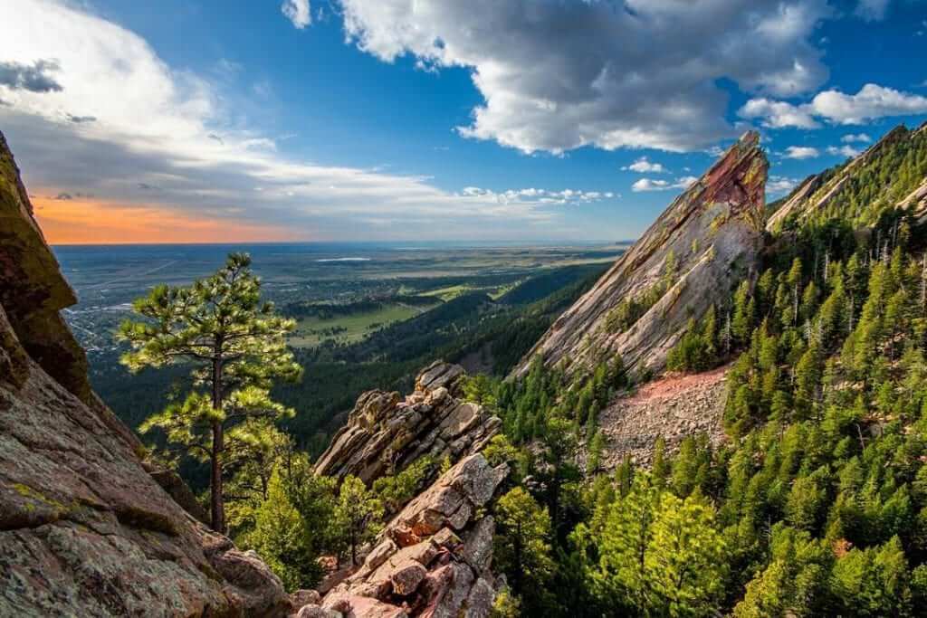Boulder Flatirons Colorado