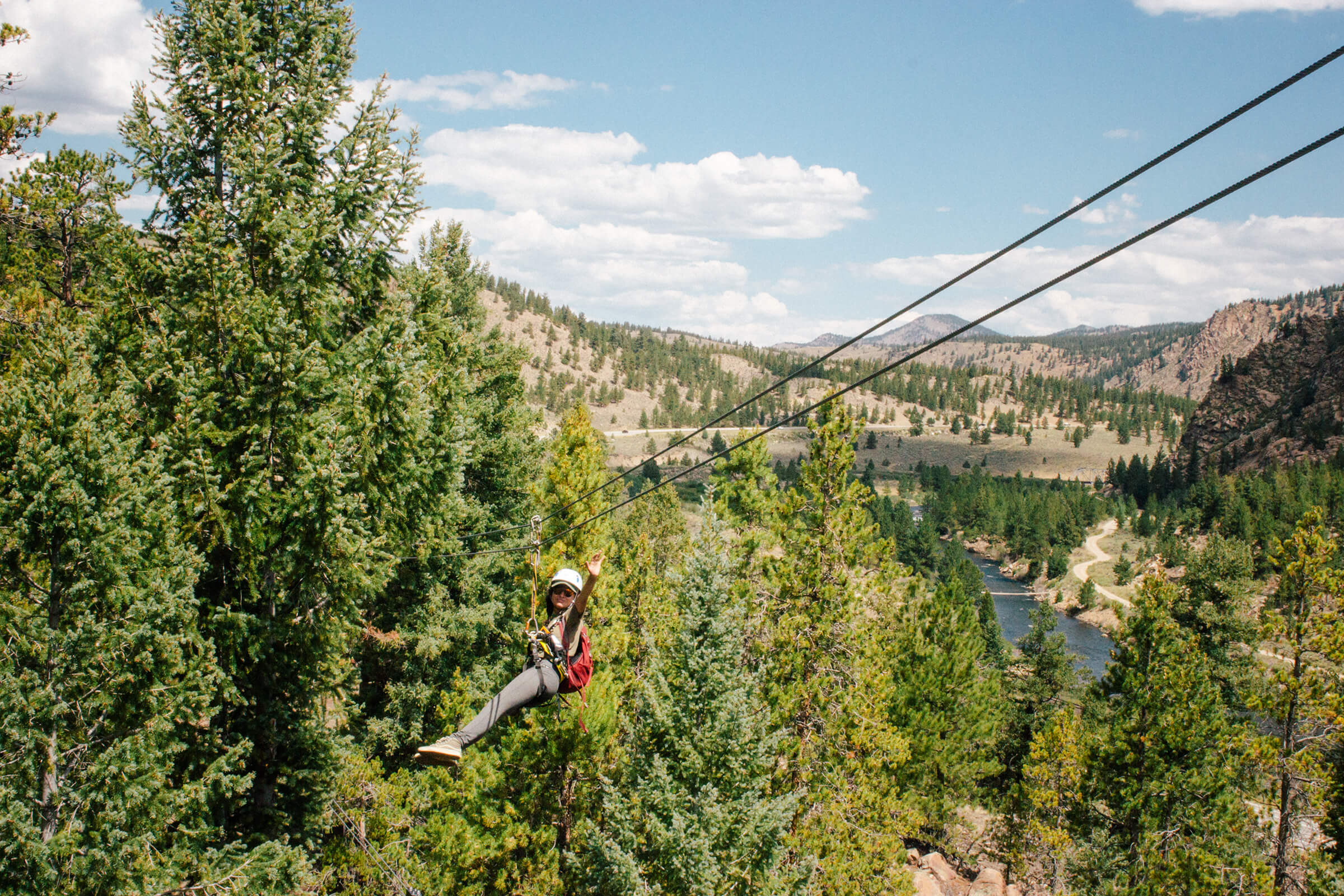 Zipline in Colorado