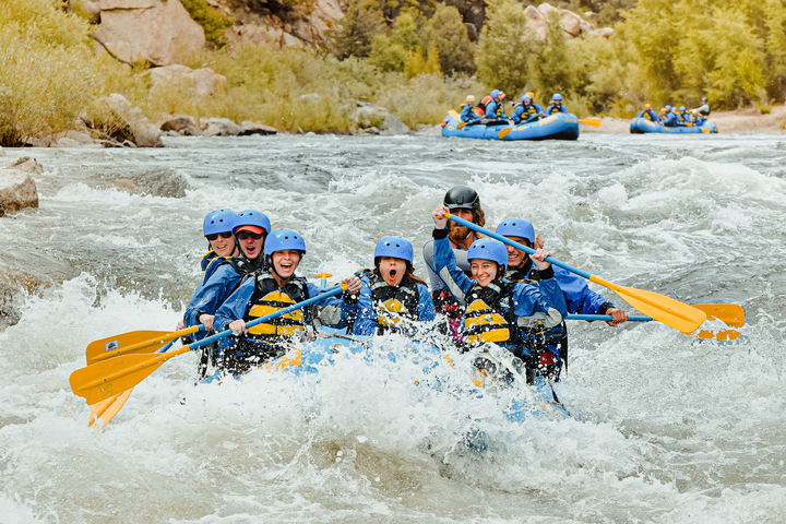 group whitewater rafting